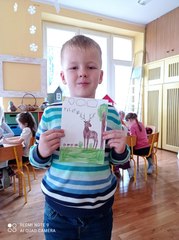 Spotkanie przedszkolaków z pisarką